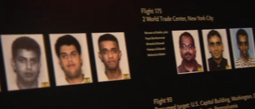 Museum pictures of the 9/11 terrorists